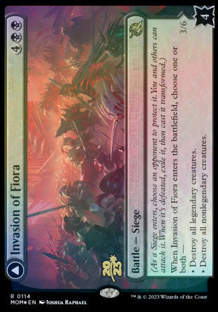 Invasion of Fiora // Marchesa, Resolute Monarch [March of the Machine Prerelease Promos] | Exor Games New Glasgow