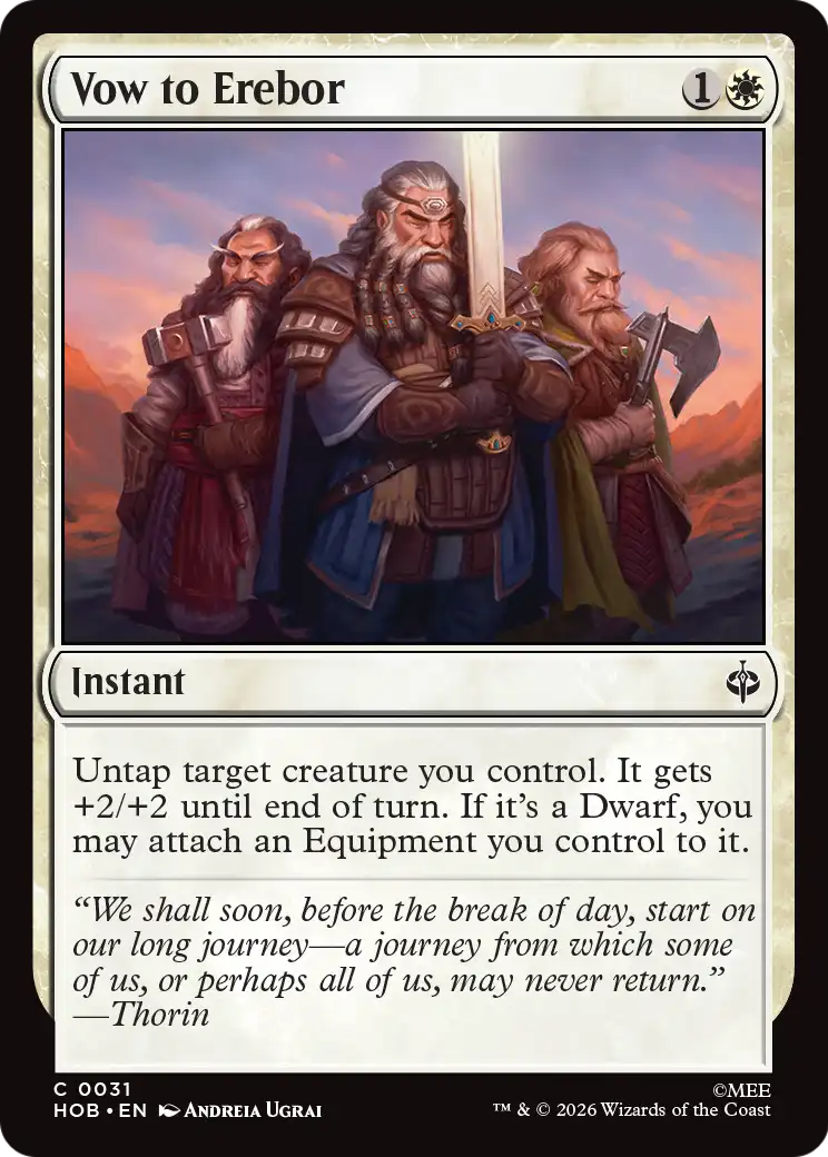 Vow to Erebor [The Hobbit] | Exor Games New Glasgow