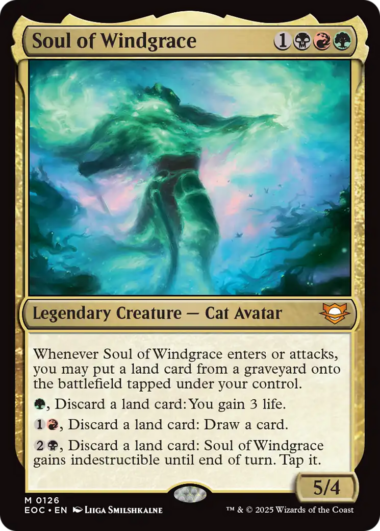 Soul of Windgrace [Edge of Eternities Commander] | Exor Games New Glasgow