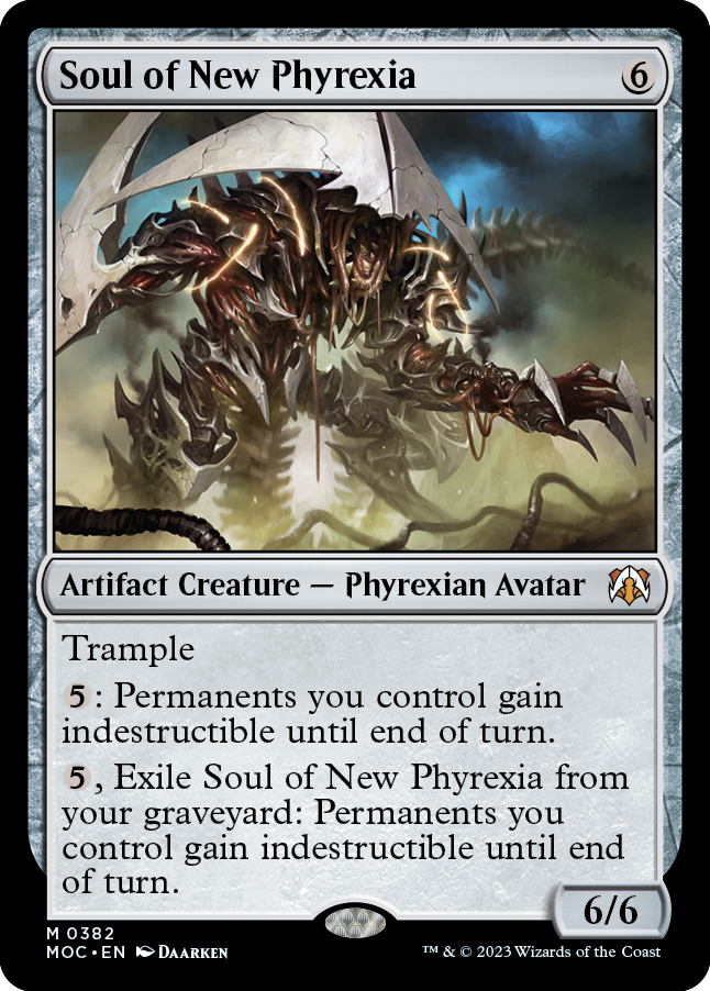 Soul of New Phyrexia [March of the Machine Commander] | Exor Games New Glasgow