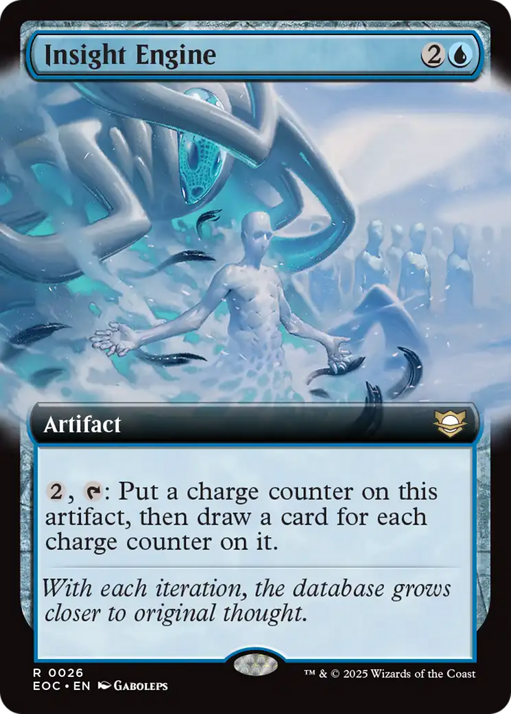 Insight Engine (Extended Art) [Edge of Eternities Commander] | Exor Games New Glasgow