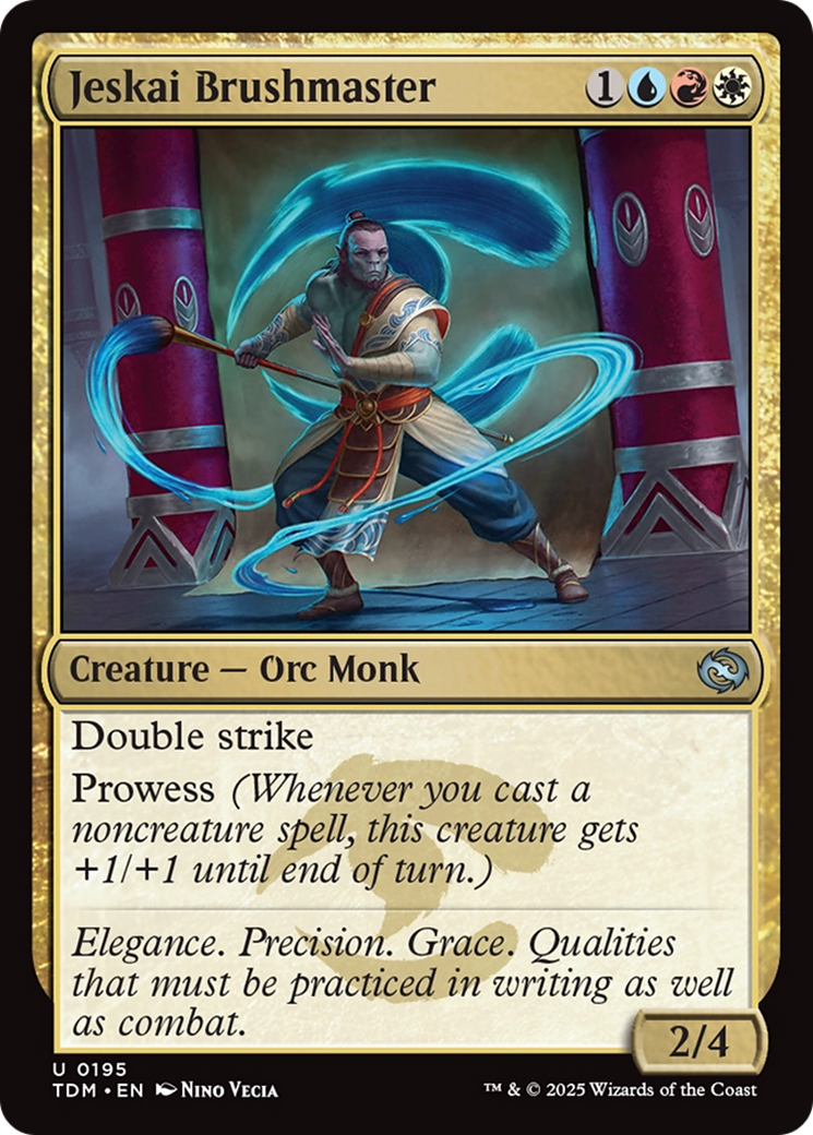 Jeskai Brushmaster [Tarkir: Dragonstorm] | Exor Games New Glasgow
