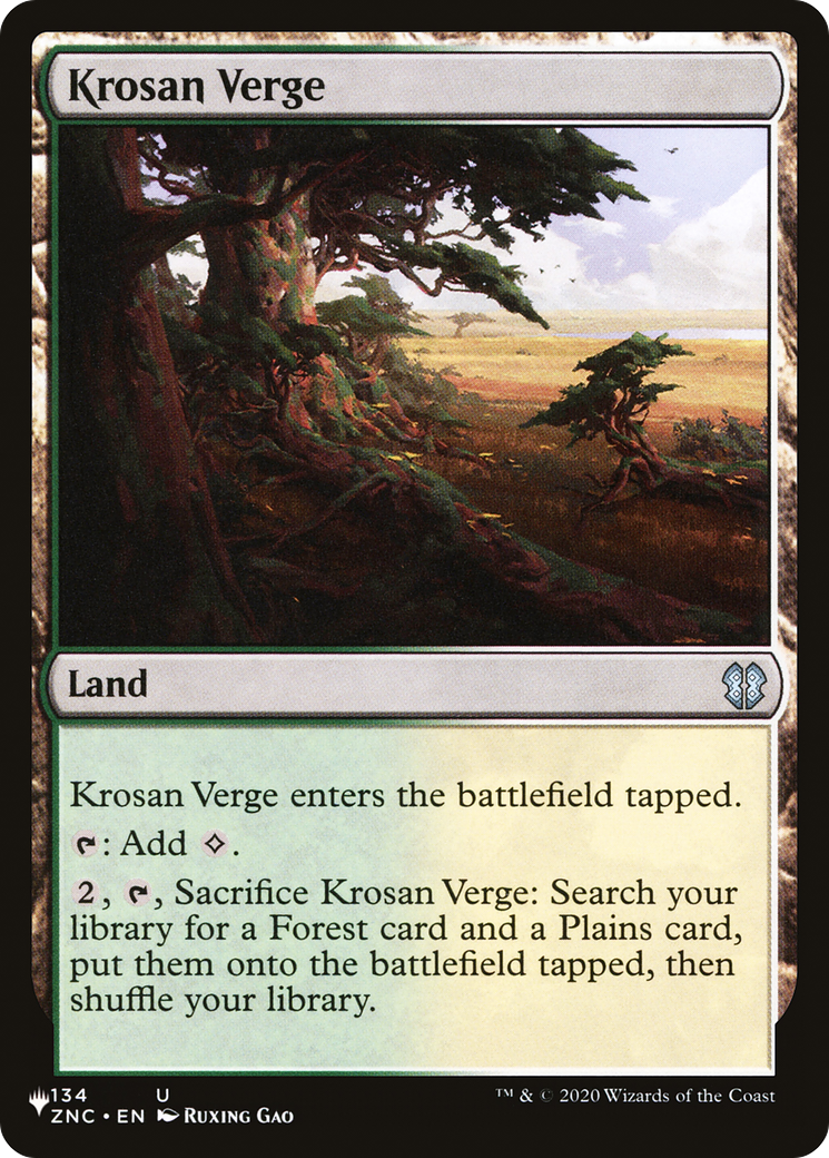 Krosan Verge (ZNC) [The List] | Exor Games New Glasgow