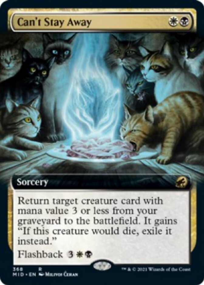 Can't Stay Away (Extended Art) [Innistrad: Midnight Hunt] | Exor Games New Glasgow