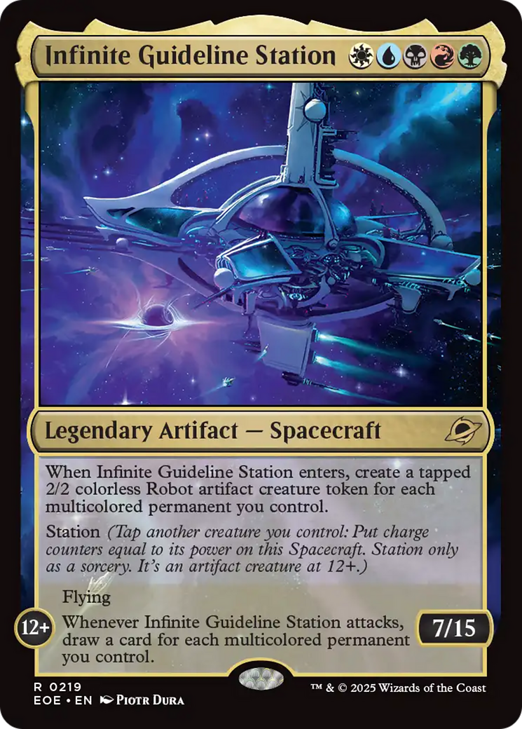 Infinite Guideline Station [Edge of Eternities] | Exor Games New Glasgow