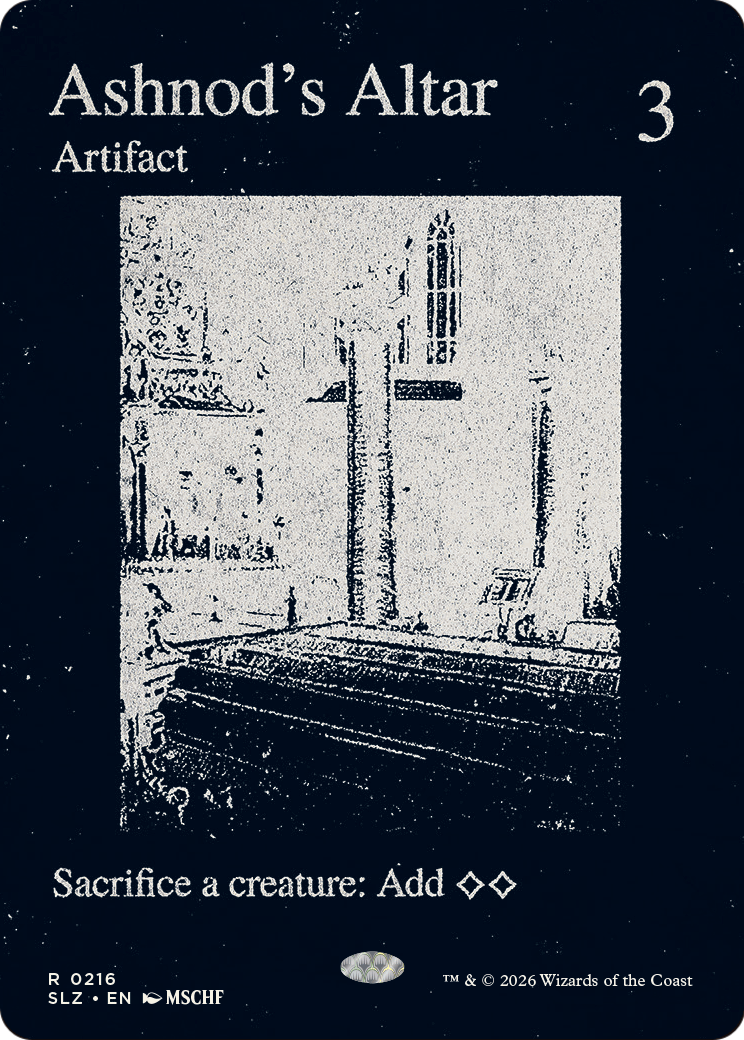 Ashnod's Altar (0216) [Secret Lair x MSCHF: The Zeta Set] | Exor Games New Glasgow