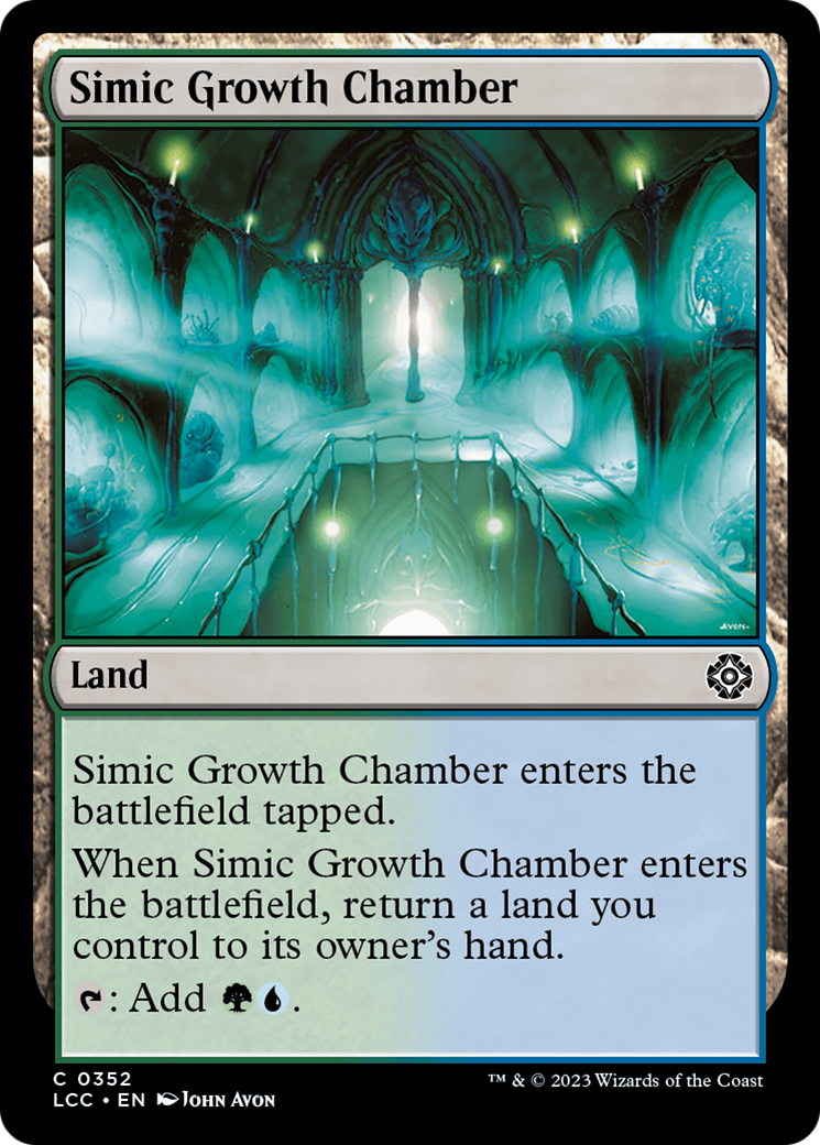 Simic Growth Chamber [The Lost Caverns of Ixalan Commander] | Exor Games New Glasgow