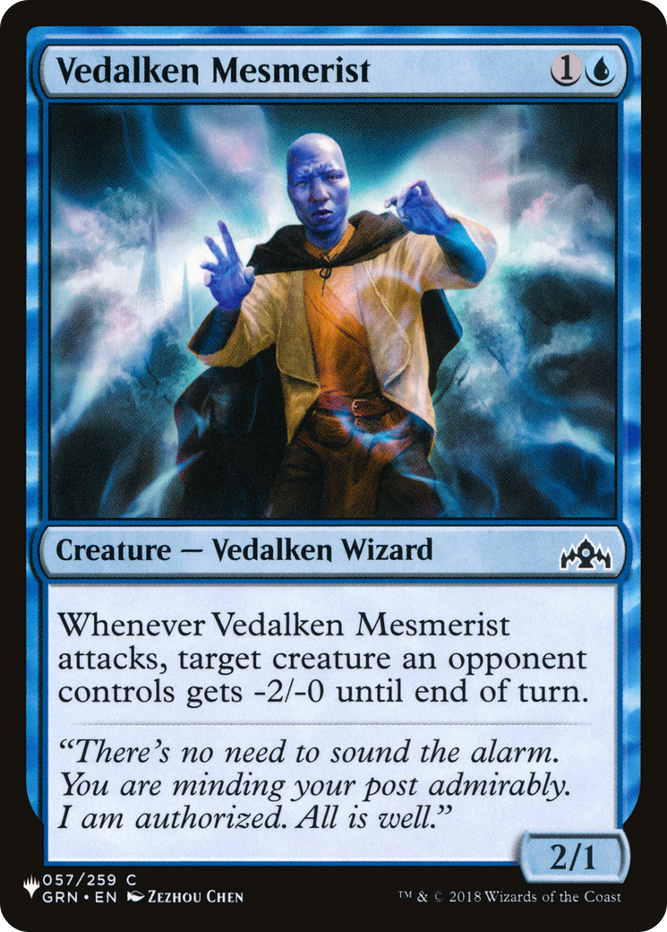 Vedalken Mesmerist [The List] | Exor Games New Glasgow