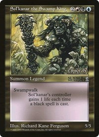 Sol'kanar the Swamp King (Oversized) [Oversize Cards] | Exor Games New Glasgow