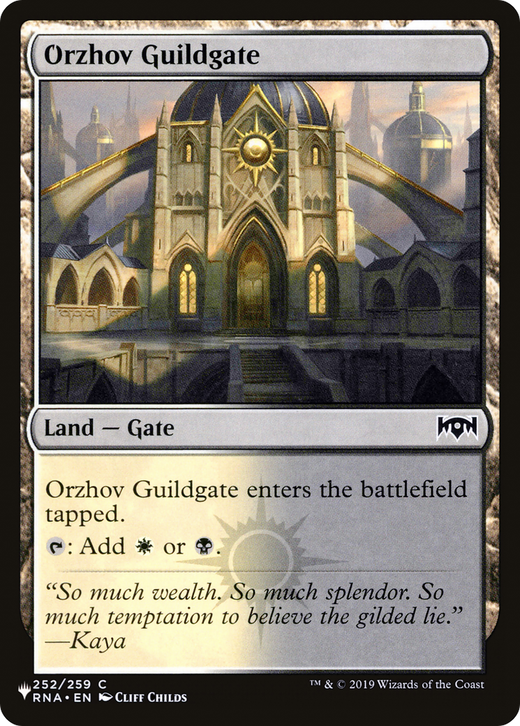 Orzhov Guildgate [The List] | Exor Games New Glasgow