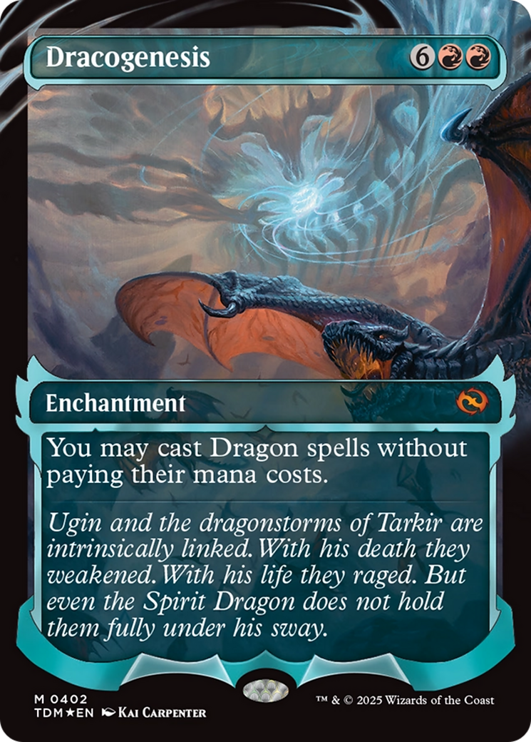 Dracogenesis (0402) (Showcase) [Tarkir: Dragonstorm] | Exor Games New Glasgow