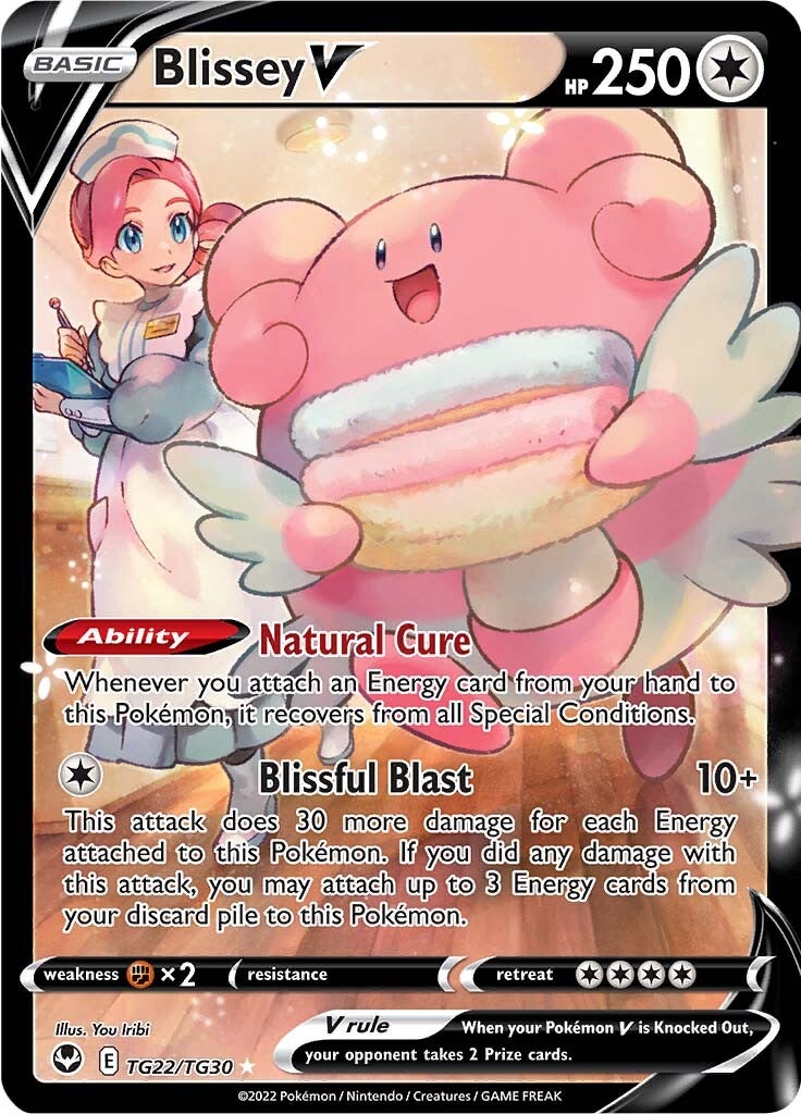 Blissey V (TG22/TG30) [Sword & Shield: Silver Tempest] | Exor Games New Glasgow