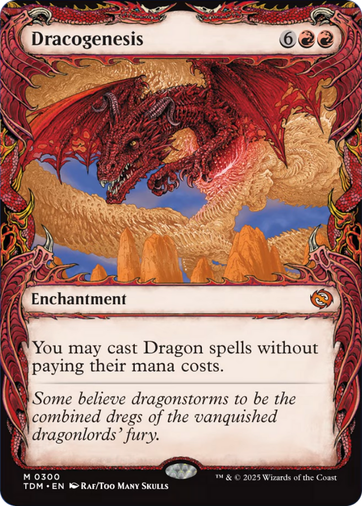 Dracogenesis (0300) (Showcase) [Tarkir: Dragonstorm] | Exor Games New Glasgow