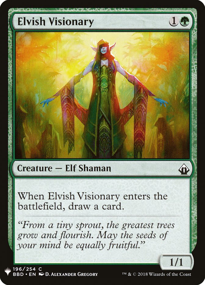 Elvish Visionary [Mystery Booster] | Exor Games New Glasgow