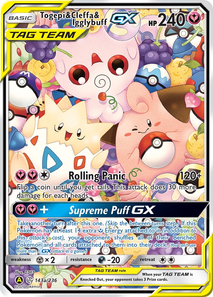 Togepi & Cleffa & Igglybuff GX (143a/236) [Alternate Art Promos] | Exor Games New Glasgow