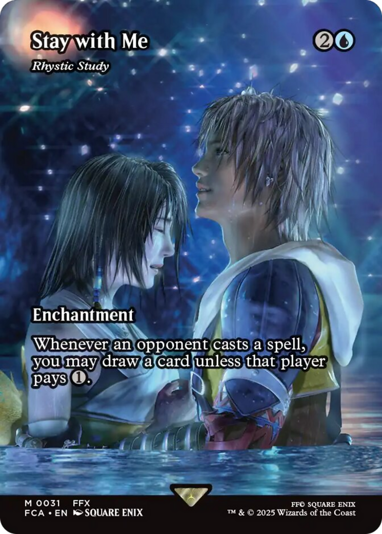 Stay with Me - Rhystic Study (Showcase) [FINAL FANTASY : Through the Ages] | Exor Games New Glasgow