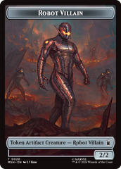 Soldier // Robot Villain Double-Sided Token [Marvel Super Heroes Tokens] | Exor Games New Glasgow