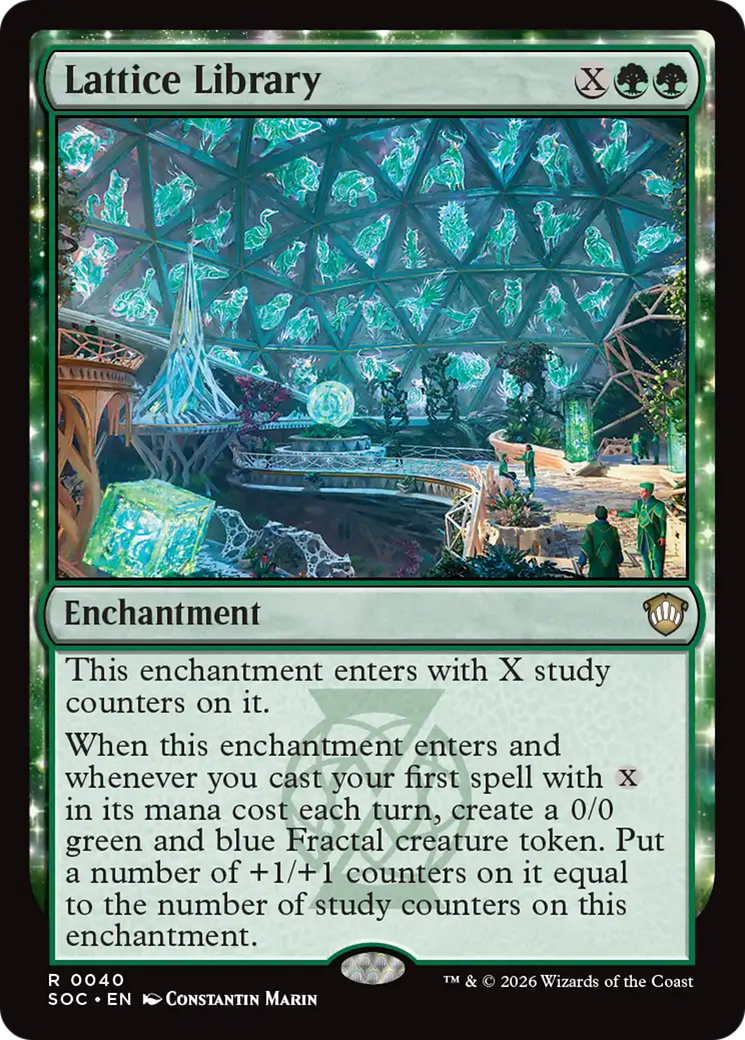 Lattice Library [Secrets of Strixhaven Commander] | Exor Games New Glasgow