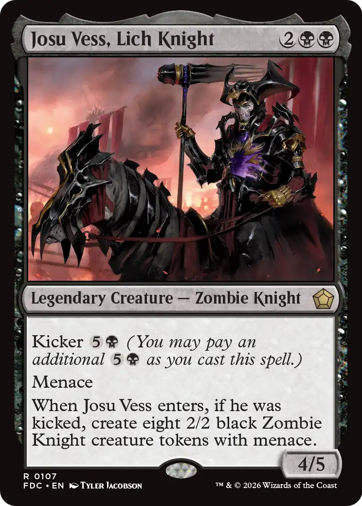 Josu Vess, Lich Knight [Foundations Commander] | Exor Games New Glasgow