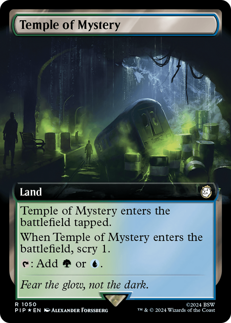 Temple of Mystery (Extended Art) (Surge Foil) [Fallout] | Exor Games New Glasgow