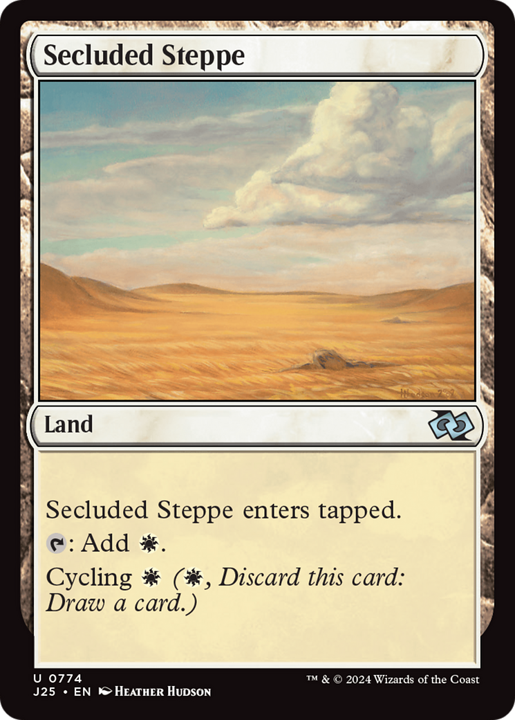 Secluded Steppe [Foundations Jumpstart] | Exor Games New Glasgow