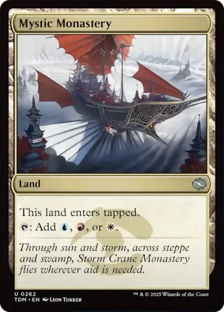 Mystic Monastery [Tarkir: Dragonstorm] | Exor Games New Glasgow