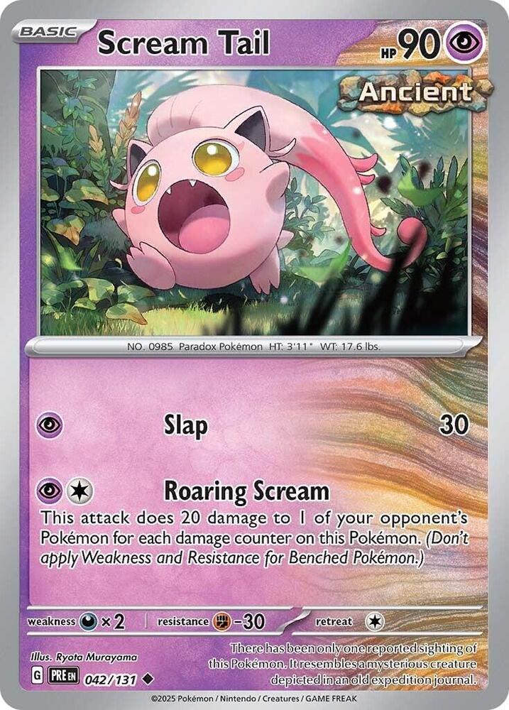 Scream Tail (042/131) [Scarlet & Violet: Prismatic Evolutions] | Exor Games New Glasgow
