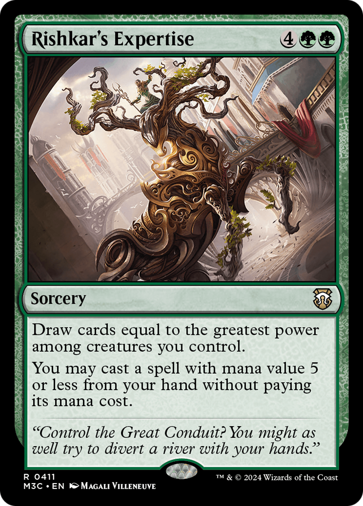 Rishkar's Expertise (Ripple Foil) [Modern Horizons 3 Commander] | Exor Games New Glasgow