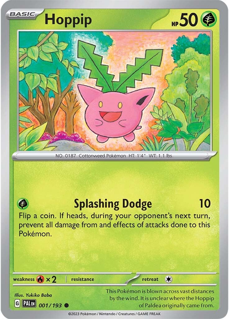 Hoppip (001/193) [Scarlet & Violet: Paldea Evolved] | Exor Games New Glasgow