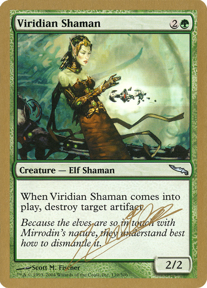 Viridian Shaman (Julien Nuijten) [World Championship Decks 2004] | Exor Games New Glasgow