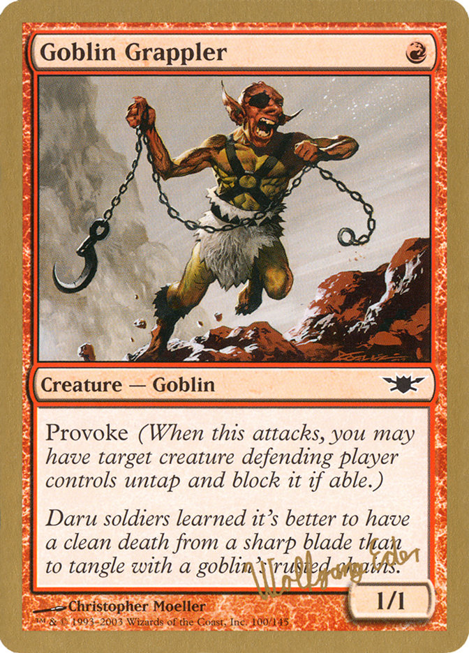 Goblin Grappler (Wolfgang Eder) [World Championship Decks 2003] | Exor Games New Glasgow