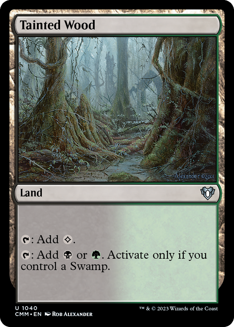 Tainted Wood [Commander Masters] | Exor Games New Glasgow
