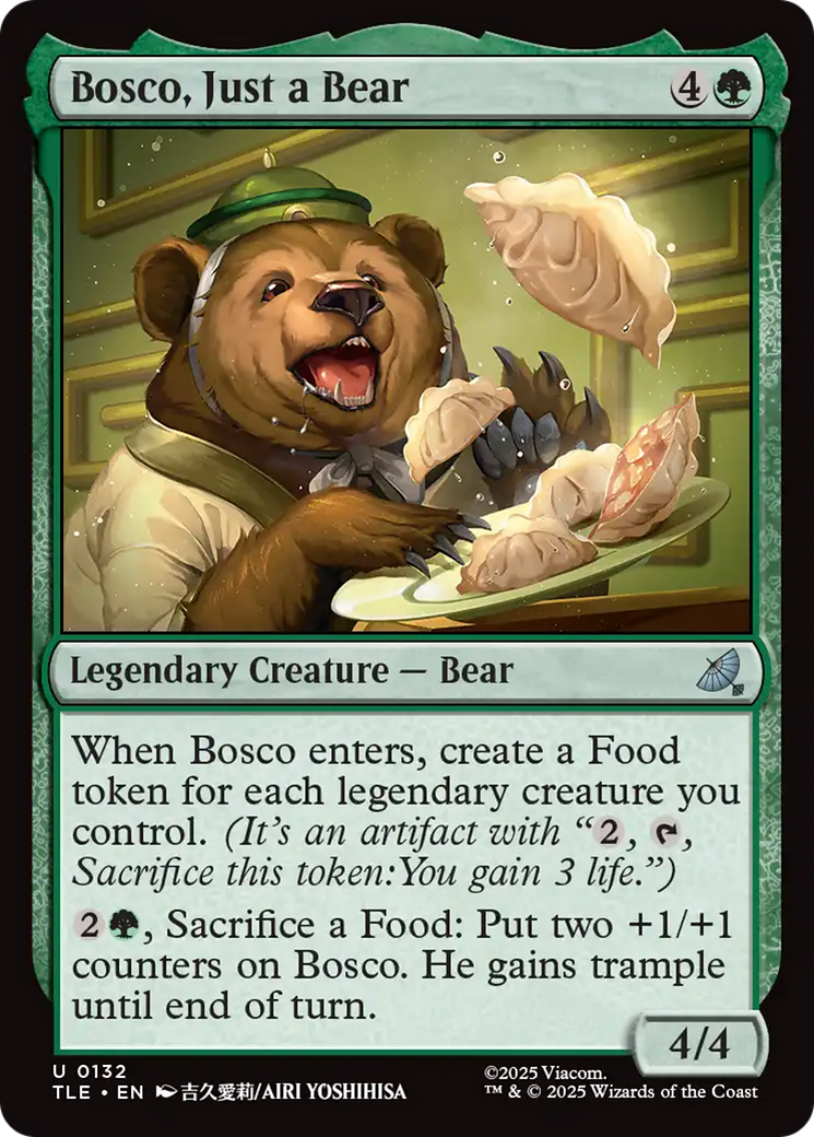 Bosco, Just a Bear [Avatar: The Last Airbender: Eternal-Legal] | Exor Games New Glasgow