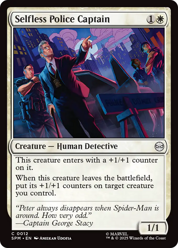 Selfless Police Captain [Marvel's Spider-Man] | Exor Games New Glasgow