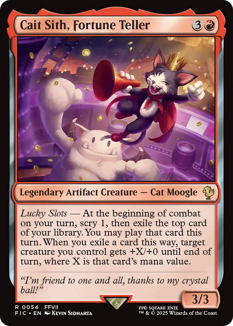 Cait Sith, Fortune Teller [FINAL FANTASY Commander] | Exor Games New Glasgow
