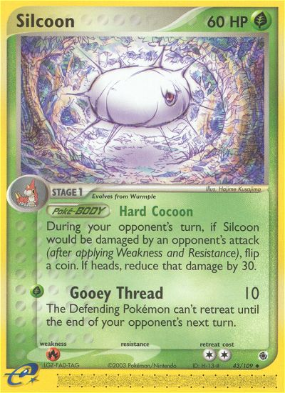 Silcoon (43/109) [EX: Ruby & Sapphire] | Exor Games New Glasgow