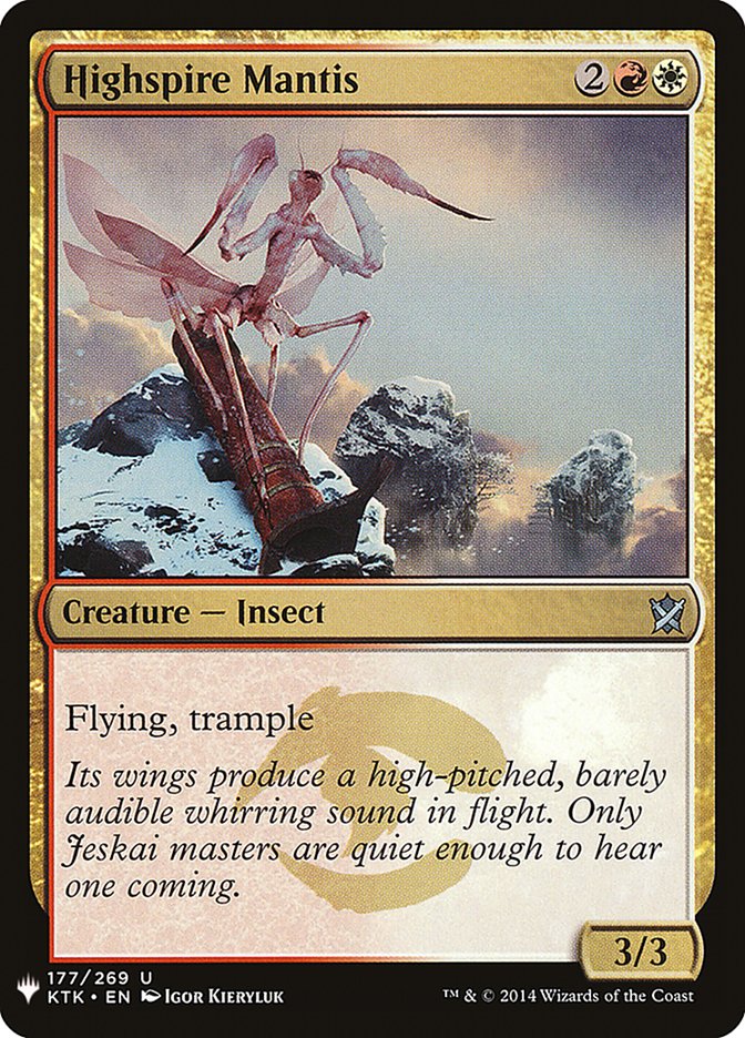 Highspire Mantis [Mystery Booster] | Exor Games New Glasgow