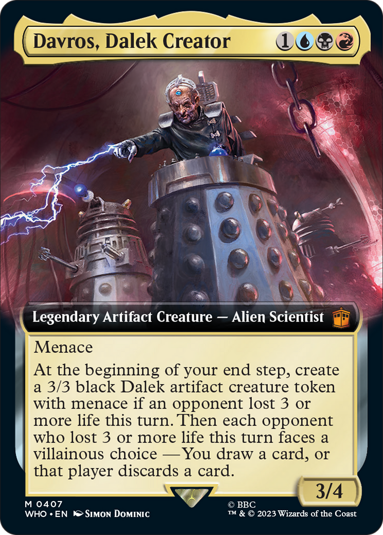 Davros, Dalek Creator (Extended Art) [Doctor Who] | Exor Games New Glasgow