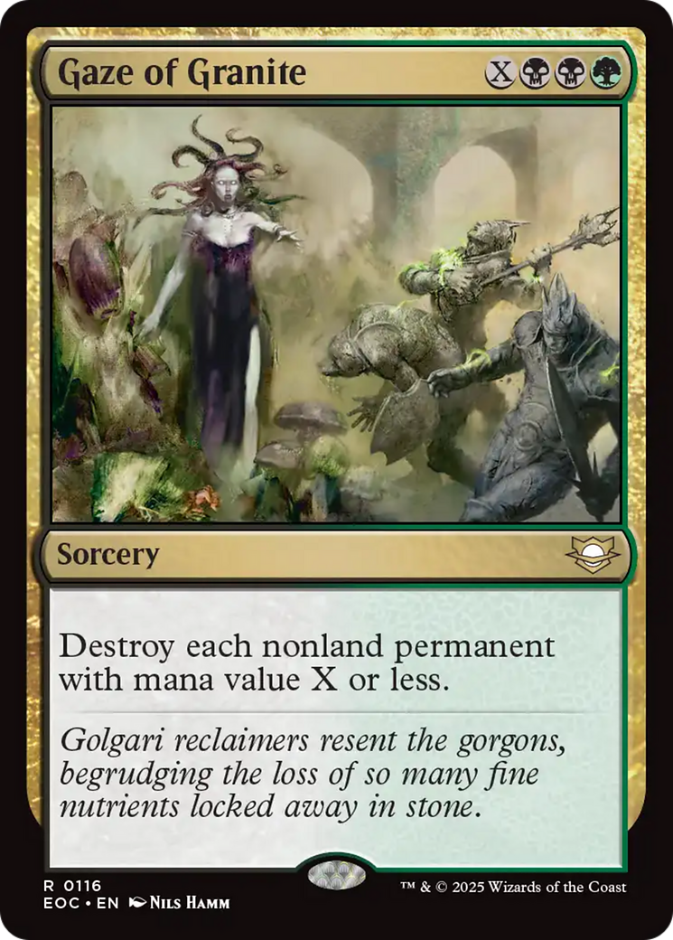 Gaze of Granite [Edge of Eternities Commander] | Exor Games New Glasgow