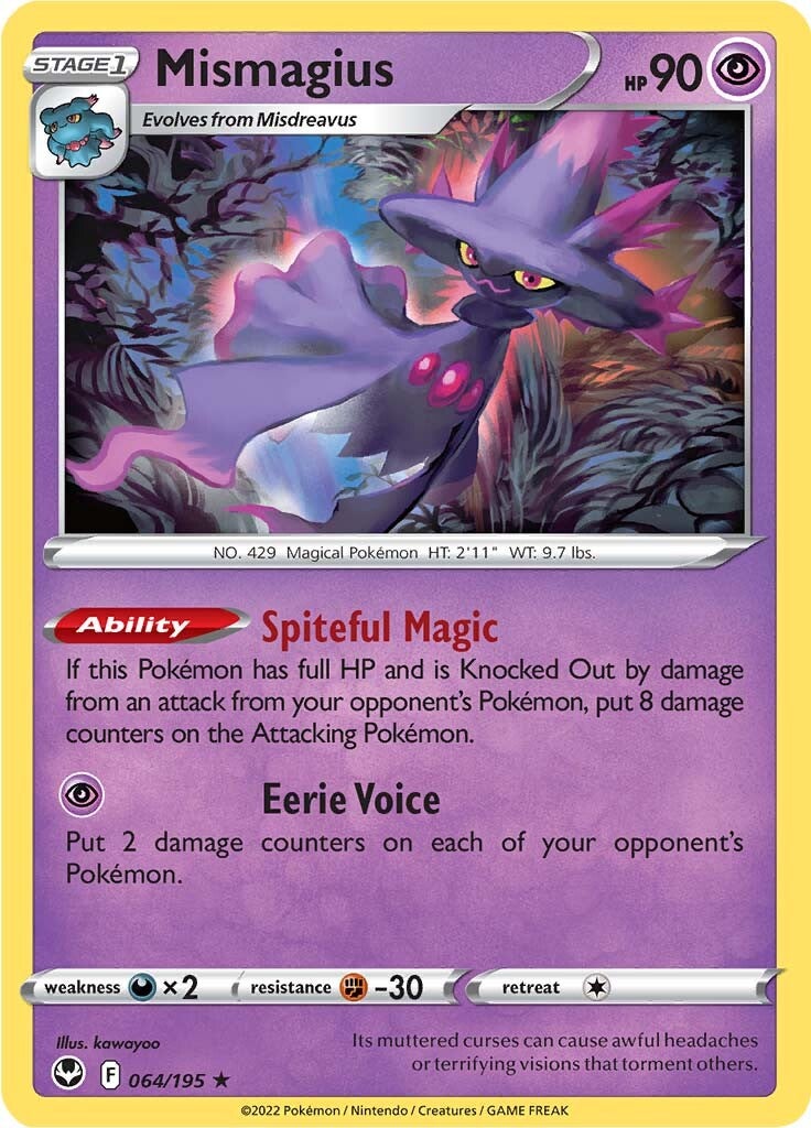 Mismagius (064/195) [Sword & Shield: Silver Tempest] | Exor Games New Glasgow