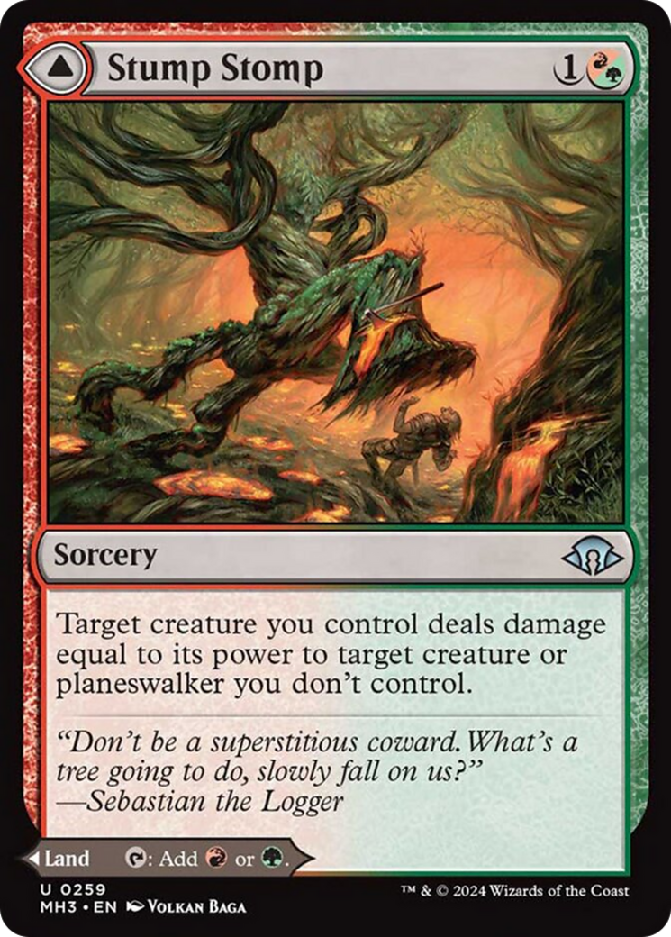 Stump Stomp // Burnwillow Clearing [Modern Horizons 3] | Exor Games New Glasgow