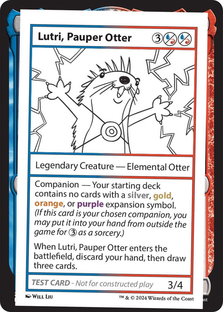 Lutri, Pauper Otter [Mystery Booster 2 Playtest Cards] | Exor Games New Glasgow