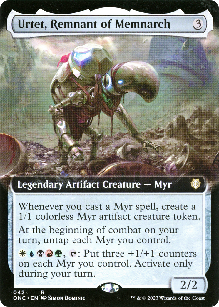 Urtet, Remnant of Memnarch (Extended Art) [Phyrexia: All Will Be One Commander] | Exor Games New Glasgow