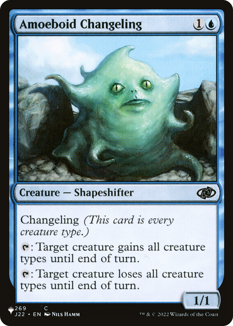 Amoeboid Changeling (J22) [The List Reprints] | Exor Games New Glasgow