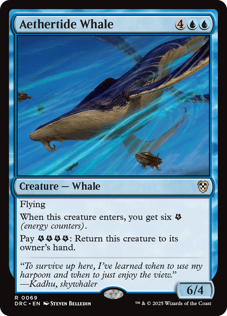 Aethertide Whale [Aetherdrift Commander] | Exor Games New Glasgow