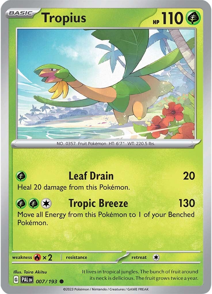 Tropius (007/193) [Scarlet & Violet: Paldea Evolved] | Exor Games New Glasgow