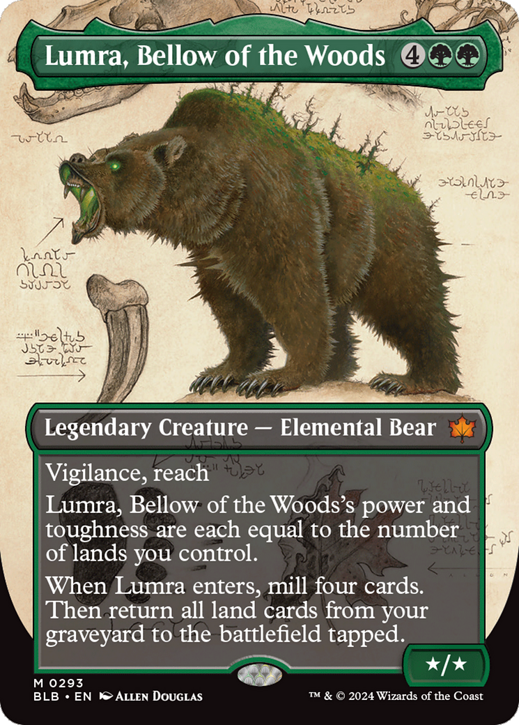 Lumra, Bellow of the Woods (Borderless) (0293) [Bloomburrow] | Exor Games New Glasgow