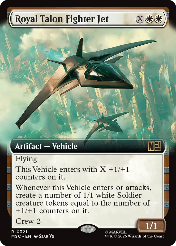 Royal Talon Fighter Jet (Extended Art) [Marvel Super Heroes Commander] | Exor Games New Glasgow