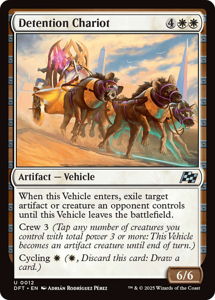 Detention Chariot [Aetherdrift] | Exor Games New Glasgow