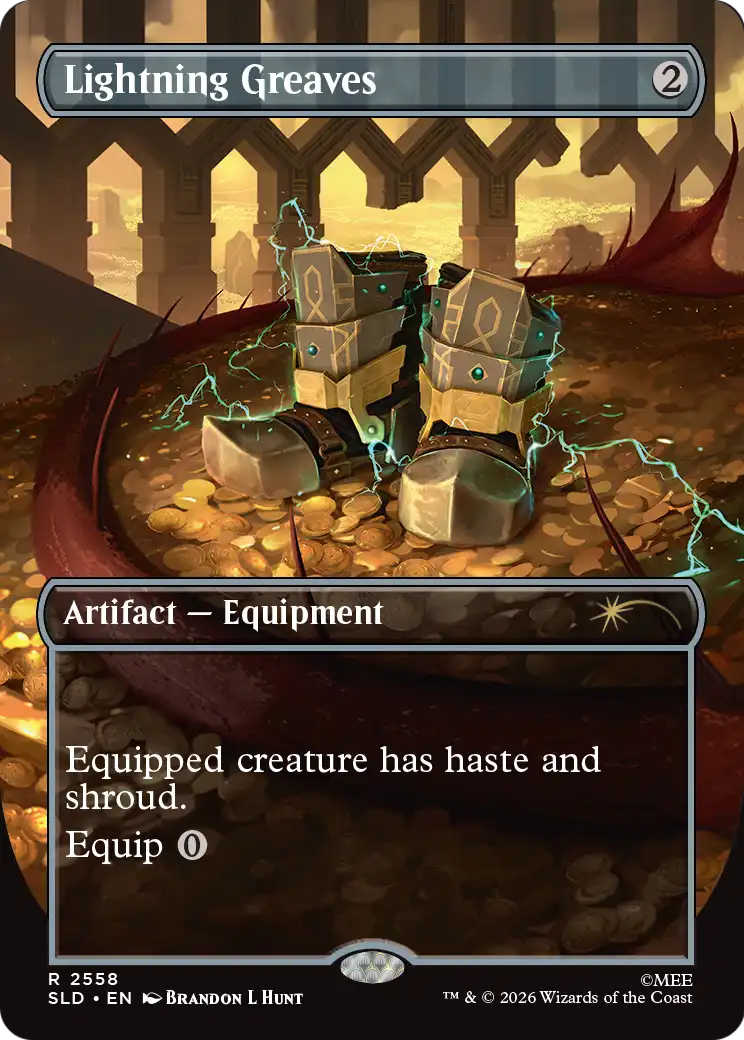 Lightning Greaves (2558) [Secret Lair Drop Series] | Exor Games New Glasgow